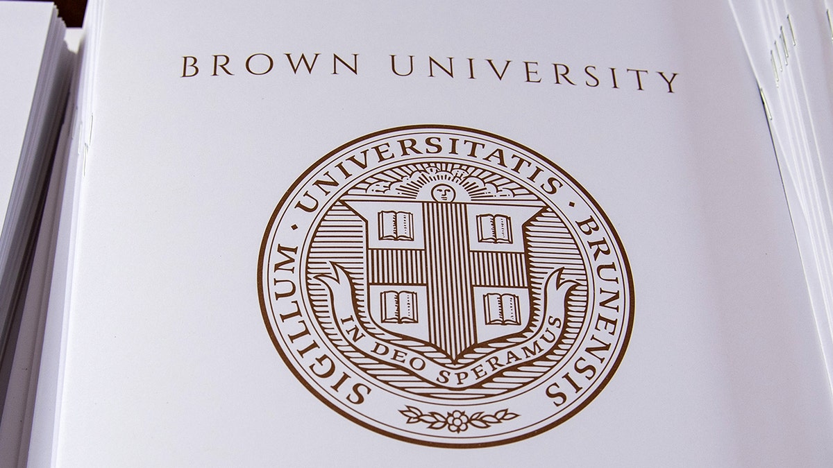Brown University commencement program