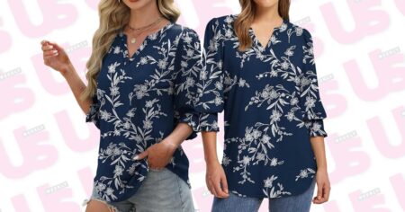 Major Markdown! This Office-Friendly Blouse Conceals Underarm Jiggle — And It’s 50% Off