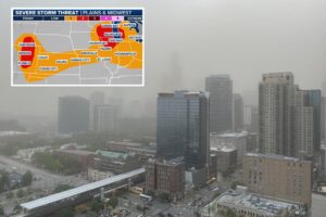 Chicago, Denver under threat of severe storms packing large hail, damaging wind
