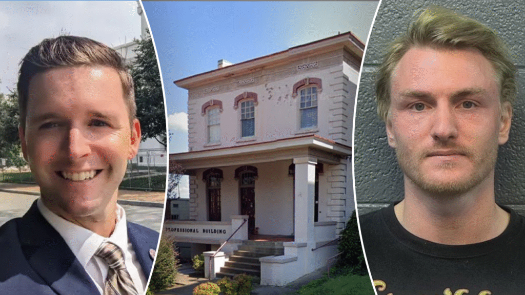 Virginia city councilman doused with gasoline and set on fire in horrific workplace attack, suspect arrested