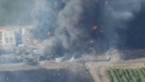 Seven missing after powerful explosion at California fireworks facility as evacuation orders remain in place