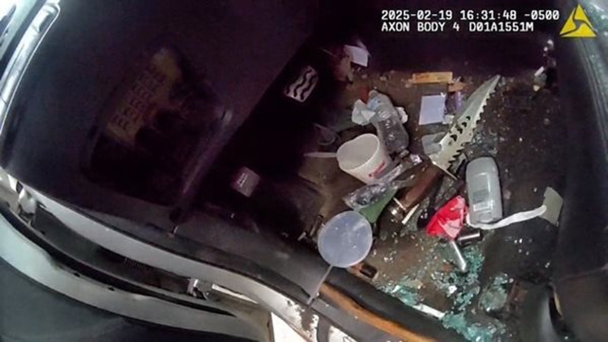 Knife in a vehicle