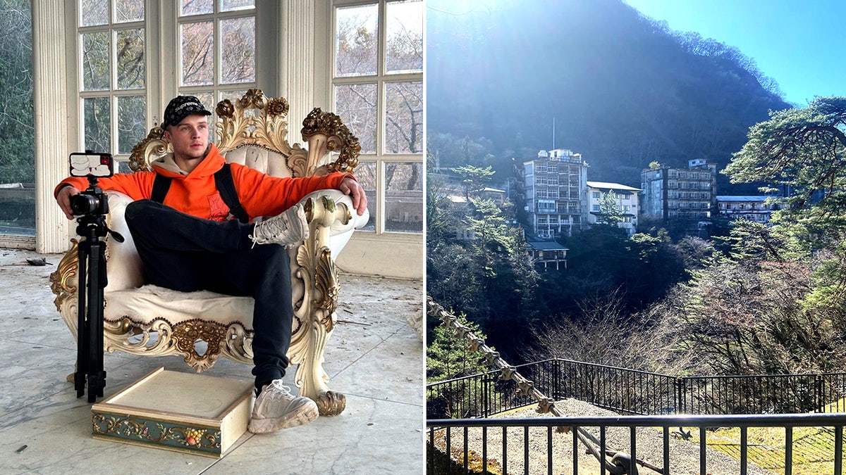 Luke Bradburn, 28, explored the forgotten tourist hotspot of Kinugawa Onsen – once a thriving resort town known for its natural hot springs.