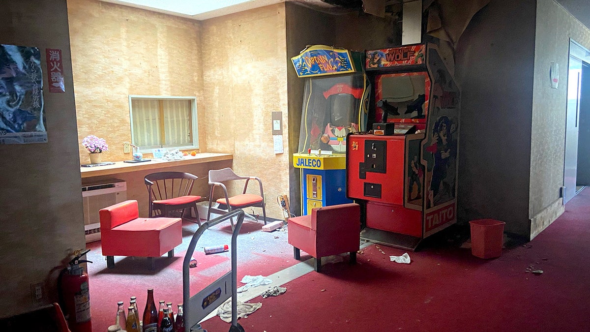 "We found arcade machines still filled with toys, tables set with drinks, and rooms that looked like they hadn’t been touched in decades."