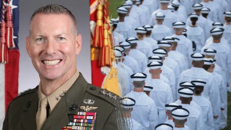 Pentagon announces Marine general tapped to lead Naval Academy in historic first