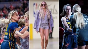 Fever’s Sophie Cunningham admits to being ‘feisty, sassy’ in her fight to protect Caitlin Clark
