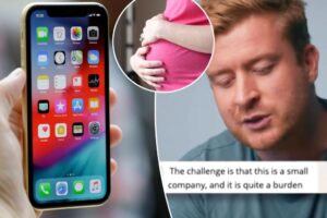 Boss under fire after texts to pregnant employee revealed