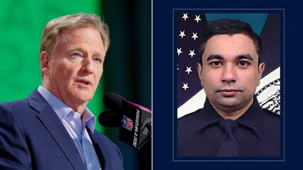 NFL’s Roger Goodell praises NYPD officer who was killed in NYC shooting
