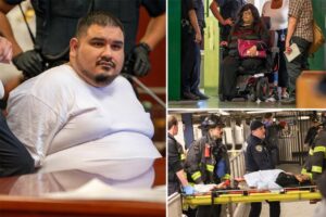 Woman who lost both legs after crazed ex shoved her in front of NYC train gives tearjerking speech at sentencing: ‘Mourn the life I lived with my feet’