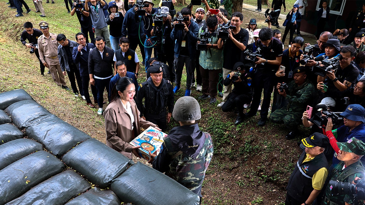Thai Prime Minister Paetongtarn Shinawatra Thailand-Cambodia border town