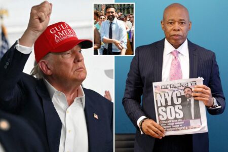 Trump praises Mayor Adams’ re-election bid — and threatens Zohran Mamdani with arrest if he interferes with ICE