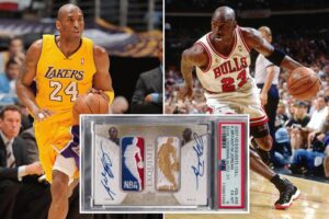 One-of-a-kind basketball card signed by Michael Jordan and Kobe Bryant could net record-breaking M