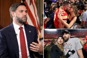 JD Vance ‘worried’ the NFL will have ‘a Super Bowl wedding’ for Taylor Swift and Travis Kelce