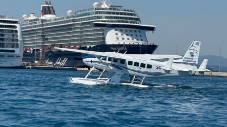 Test flight in Corfu marks seaplane comeback in the Ionian Islands