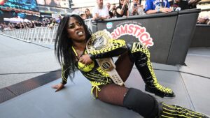 Naomi steals SummerSlam victory from Rhea Ripley, Iyo Sky to retain Women’s World Championship