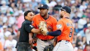 Red Sox announcer hits at Astros for ‘being mad about stealing signs’ after benches clear