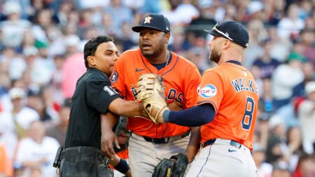 Red Sox announcer hits at Astros for ‘being mad about stealing signs’ after benches clear