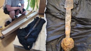 Angler expecting a fish pulls up rare 700-year-old sword: ‘Real treasures’