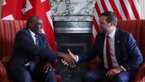 US, UK ‘disagree’ on Gaza plan but ‘share’ same goal Vance says ahead of Lammy meeting