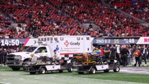 Lions’ Morice Norris leaves preseason game in ambulance after blow to the head