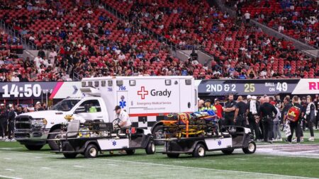 Lions’ Morice Norris leaves preseason game in ambulance after blow to the head