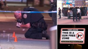 3 shot in Times Square, 17-year-old suspect detained after late-night dispute
