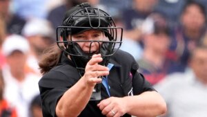 Jen Pawol Makes History As MLB’s First Female Ump: ‘The Dream Actually Came True Today’