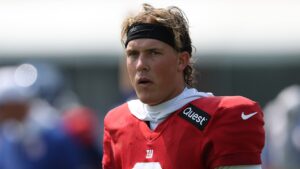 Giants’ Jaxson Dart goes viral as New Jersey toll options leave rookie confused