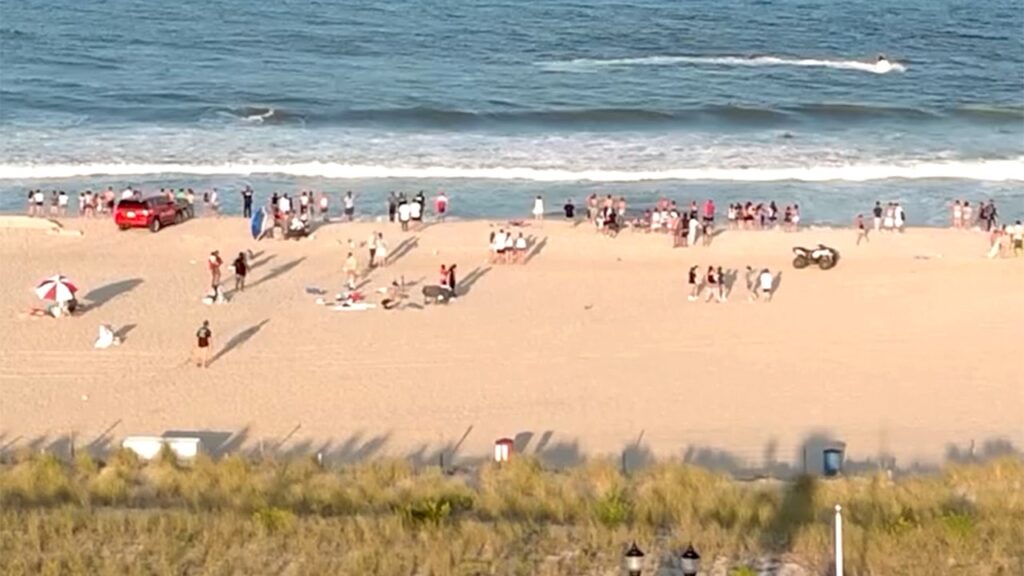 Jet ski rescue saves 6 people at beach as one dies in dramatic rip current incident