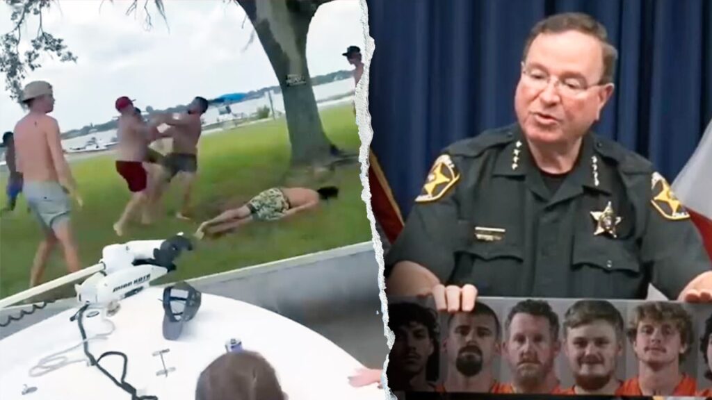 Florida sheriff rips ‘reprehensible’ lake brawl after 8 arrested