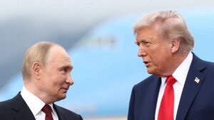 Trump says he ‘won’t be happy’ if Putin does not agree to a ceasefire in Ukraine during Alaska summit