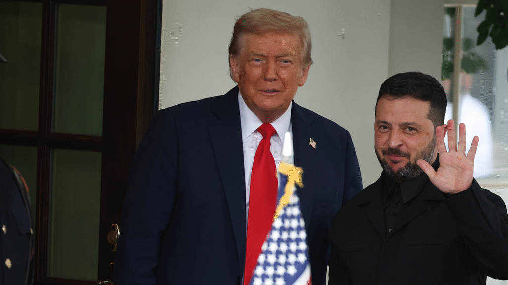 Ukrainian President Volodymyr Zelenskyy’s wardrobe choice for his high-stakes meeting with Trump
