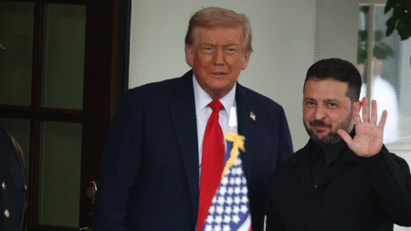 Ukrainian President Volodymyr Zelenskyy’s wardrobe choice for his high-stakes meeting with Trump