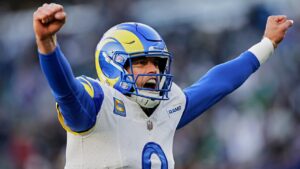 Rams’ Matthew Stafford returns to practice after missing time due to back injury