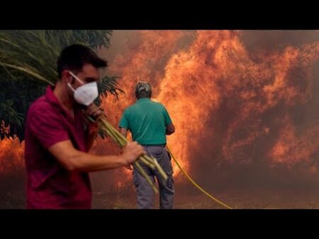 Spain battles record fires despite end of heatwave bringing cooler temperature
