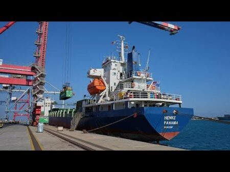 Ship with hundreds of tonnes of food aid for Gaza nears Israeli port after leaving Cyprus