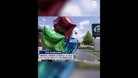 Rainbow crosswalk removed near site of Pulse nightclub shooting