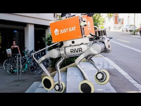AI robot dogs deliver fast food in Zurich, as Just Eat pilots new technology