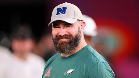 Jason Kelce congratulates Travis and Taylor Swift on engagement: ‘F— yeah’