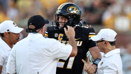 Missouri’s Sam Horn suffers heartbreaking injury on first snap in the midst of quarterback battle