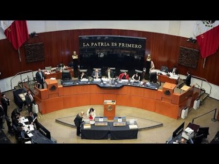 Fight erupts in Mexico’s senate as politicians shove each other