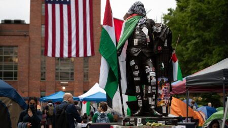 Pro-Palestinian conference panelist calls US ‘evil,’ urges ‘destroying the idea of America’