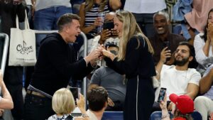US Open spectator proposes to girlfriend during Aryna Sabalenka’s win over Leylah Fernandez