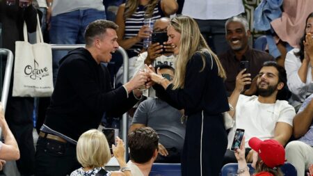 US Open spectator proposes to girlfriend during Aryna Sabalenka’s win over Leylah Fernandez