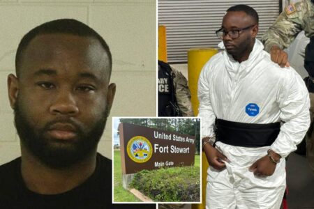 Army sergeant charged with attempted murder for shooting five soldiers in Fort Stewart attack