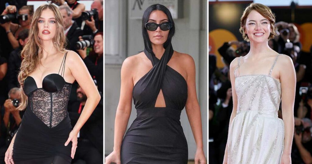 The Best Celebrity Outfits at the 2025 Venice Film Festival: Kim Kardashian, Barbara Palvin and More