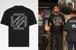 Illegal migrant who broke free with help of anti-ICE activists caught while wearing ,700 Louis Vuitton t-shirt