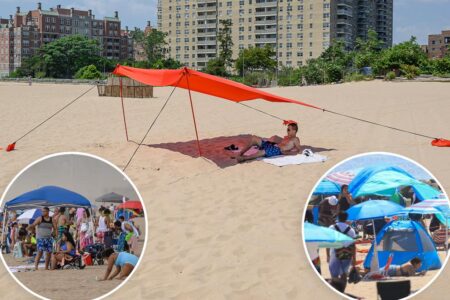 Selfish beach goers are ‘sprawling’ with massive tents and umbrellas — pissing off locals: ‘They should not be allowed’