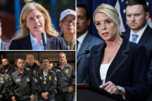 NYPD Commissioner Jessica Tisch tells Pam Bondi cops have crime in NYC under control – and that National Guard isn’t needed: sources
