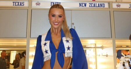 Dallas Cowboys Cheerleader Faith Ward Breaks Down the Secrets of Her Signature Game-Day Ponytail